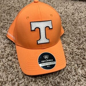 Tennessee Volunteers Orange Stretch Fit Hat Top of the World NWT